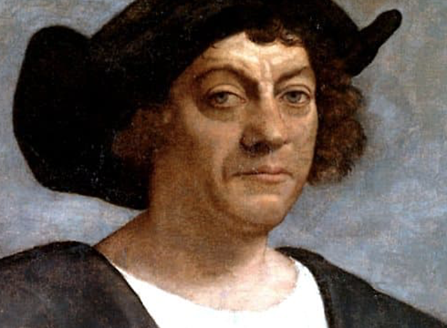 Christopher Columbus forsøger at kommer til Asien ved at sejle mod vest og ”opdager” i den forbindelse Amerika