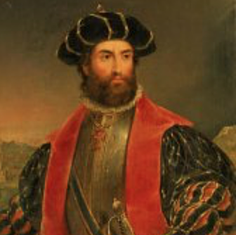 Vasco da Gama sejler som den første fra Europa syd om Afrika og når frem til Indien.