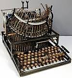 First visible typewriter