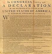 Declaration of Independence adopted