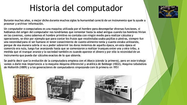 Historia del computador