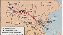 Timeline: Battles of Lexington and Concord