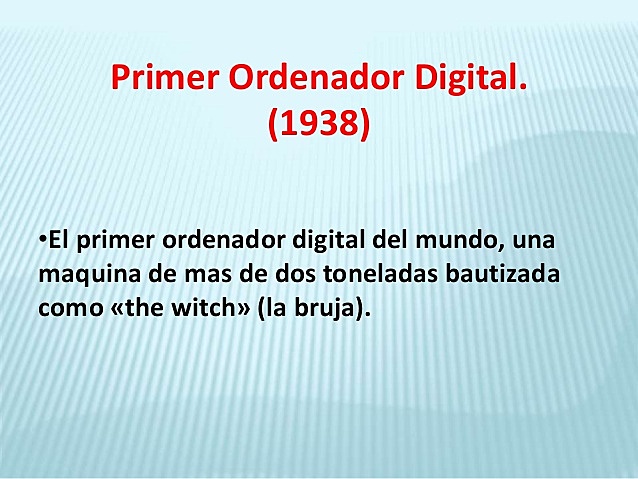 Evolución de la informática