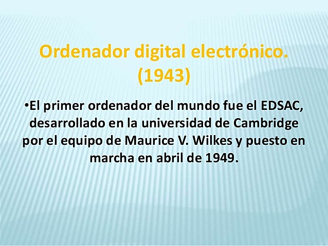 Evolución de la informática