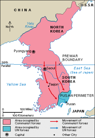 South Korea Invasion  (Pusan Perimetrer)