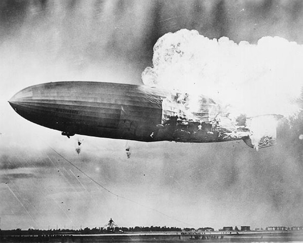 German Zeppelins bombard suburbs of London.
