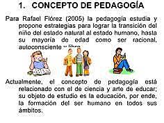 Definición de pedagogia