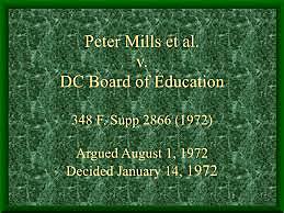 Mills Vs. Board of Education
