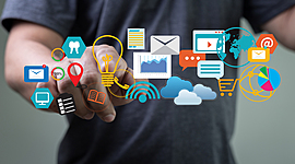 Timeline: U1A1. Evolución del Internet y la mercadotecnia digital