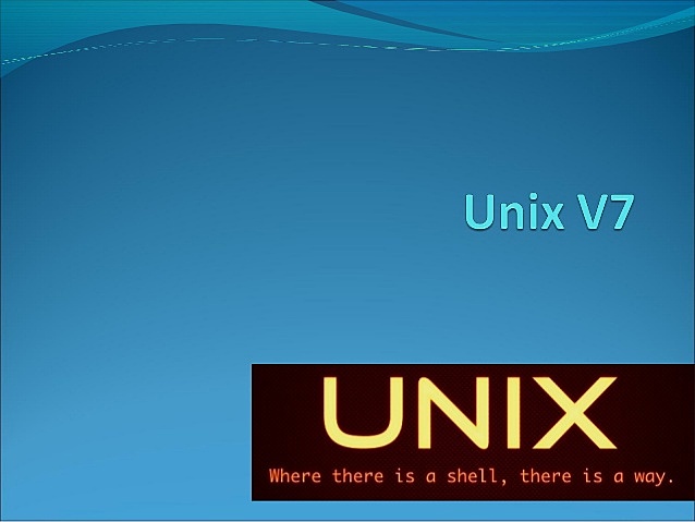 UNIX séptima edición