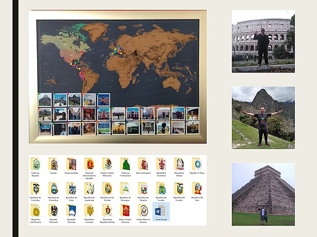 Realización del proyecto Mapa de viajes con sus respectivas bitácoras
