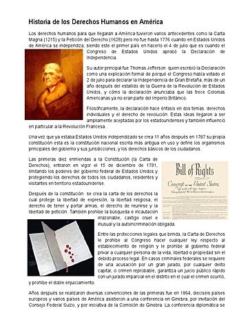 Historia de Los Derechos Humanos en América