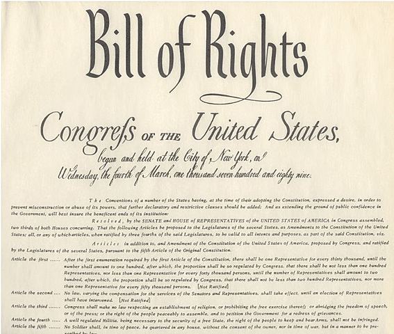 Bill of rights