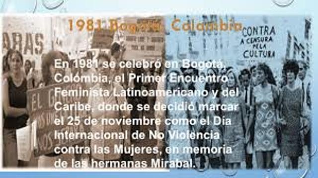 PRIMER ENCUENTRO FEMINISTA LATINOAMERICANO Y DEL CARIBE