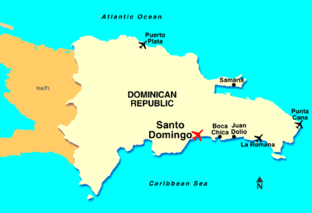 Santo Domingo established by Spanish on Hispaniola
