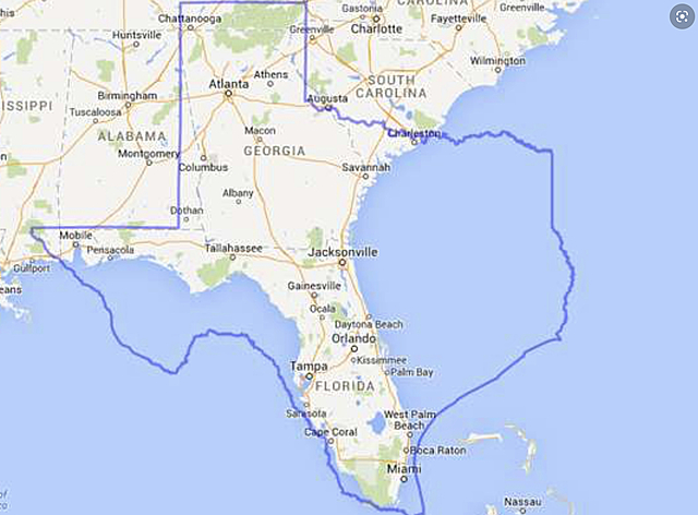 Florida and Texas become states