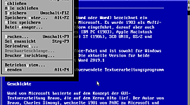 Timeline: Textverarbeitung