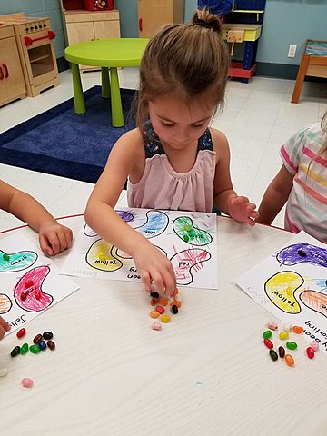 teaching my cousin how to share