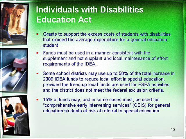 Individuals with Disabilities Act of 1990