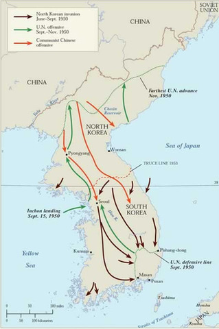 The Skirmishes by the 38th Parallel