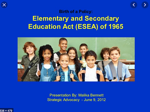 Elementary and Secondary Education Act (ESEA)