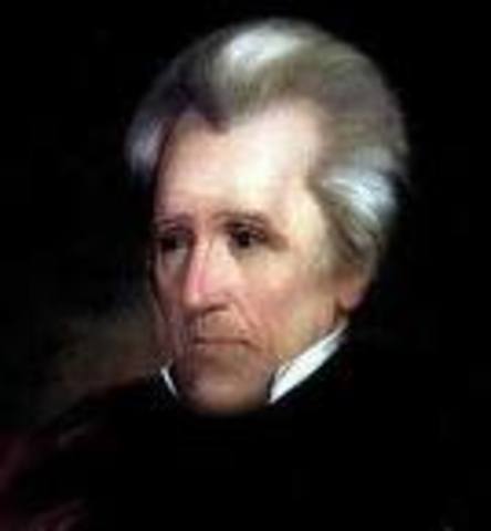 Jackson censured by the senate for putting federal funds in state banks