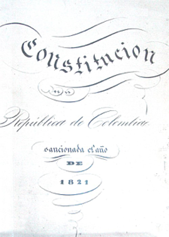 Primera Constitución de Colombia