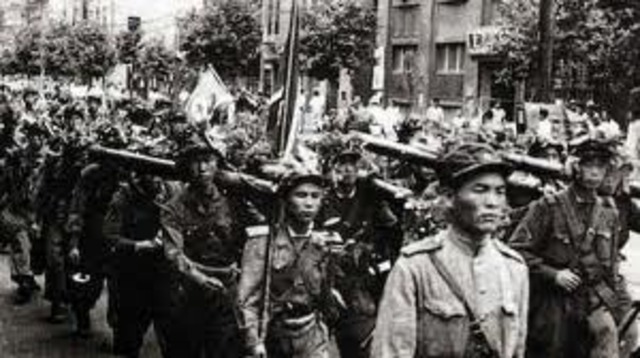 North Korea invades South Korea