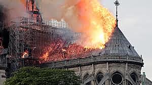 notre dame burned