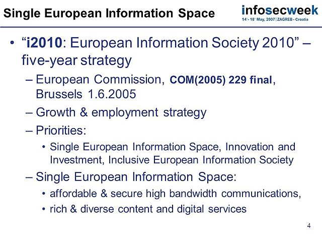 Estrategia- European Information Society for growth and employment.