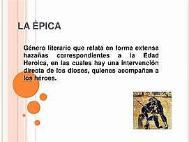 Literatura épica