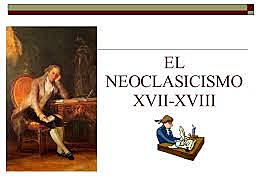 Literatura Neoclásica (siglo XVII Ilustración)