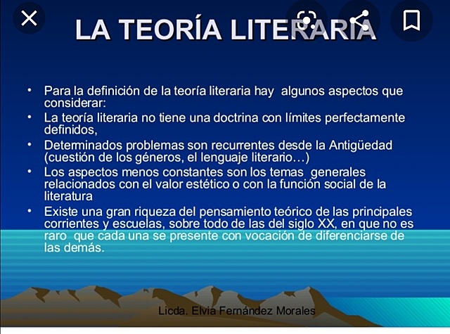 Teoría de la literatura