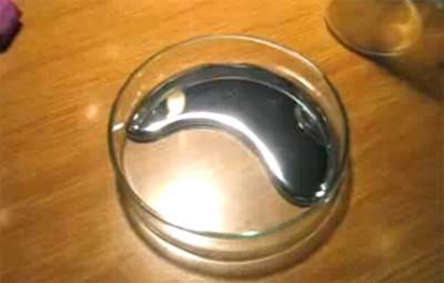 Italian Earthquake Detecting Device - Bowl filled with mercury