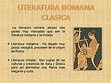 Literatura Romana