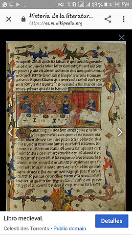 Inicio de la literatura