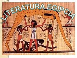 Literatura Egipcia ( del siglo III A.C)