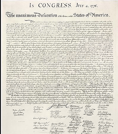 The Declaration of Independence