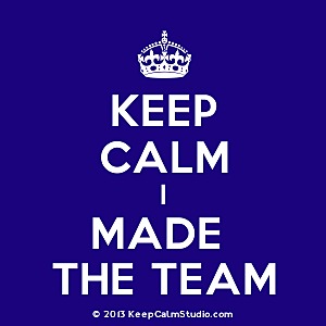 I made the dance team