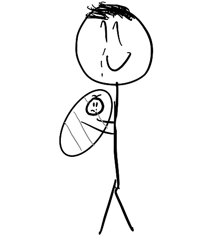 Having his Second son