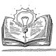 61413102 power of knowledge concept book lightbulb drawing