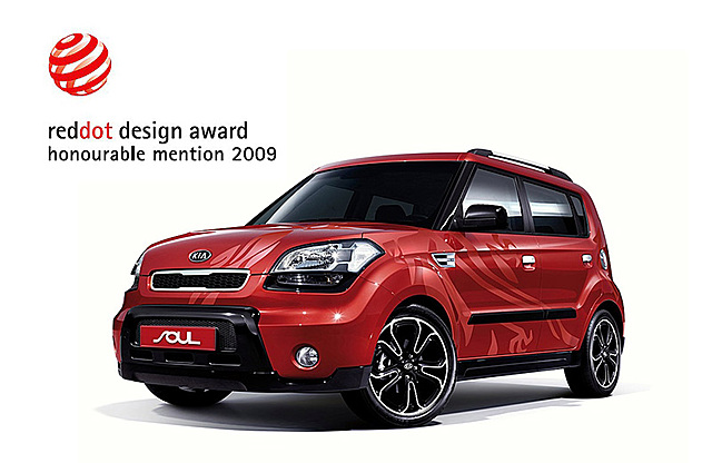El modelo Soul se convierte en el primer auto en Corea en recibir el red dot Design Award.