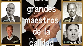 Timeline: Aportaciones de los maestros de la calidad