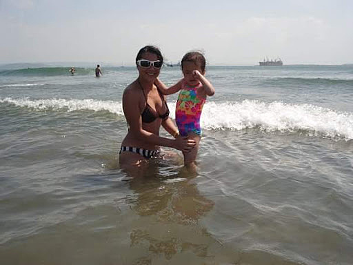 Mi primera vez en la playa