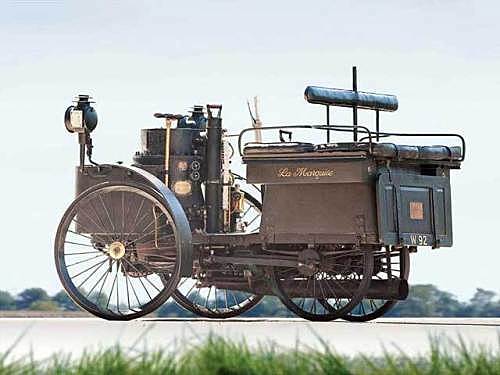 La bienvenida de los primeros automóviles