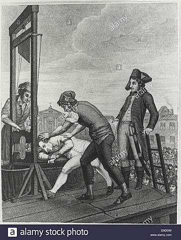 Maximilien Robespierre is Beheaded