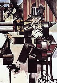 Cubismo: Man in The café (Juan Gris)