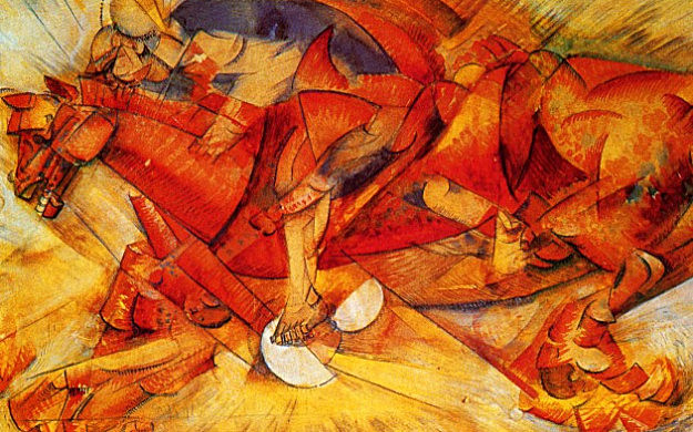 Futurismo: Caballo y Jinete (Carlo Carrá)