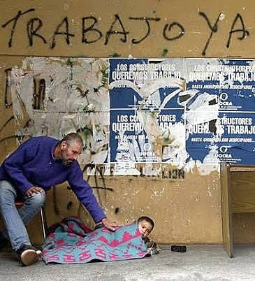 Pobreza y desempleo.