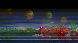 Timeline: Origen del universo (✧) y de la vida (✺)